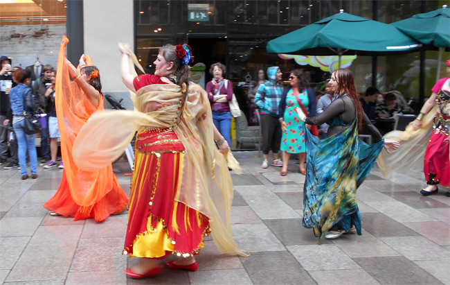 Traditional dancers