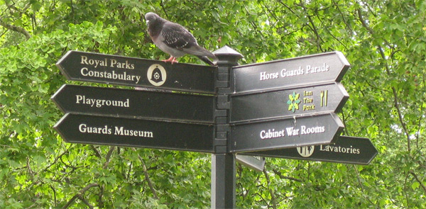 Hyde Park signage