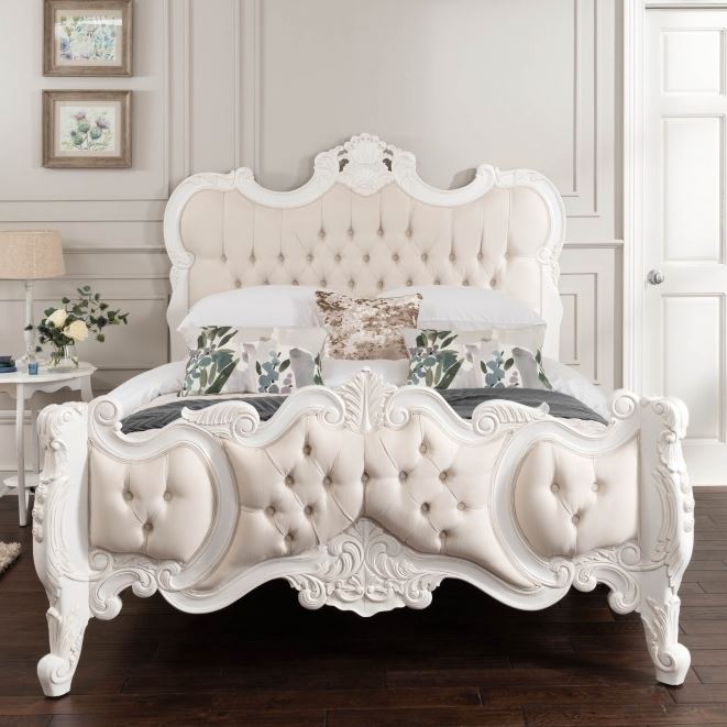 Shabby Chic Fabric Bed