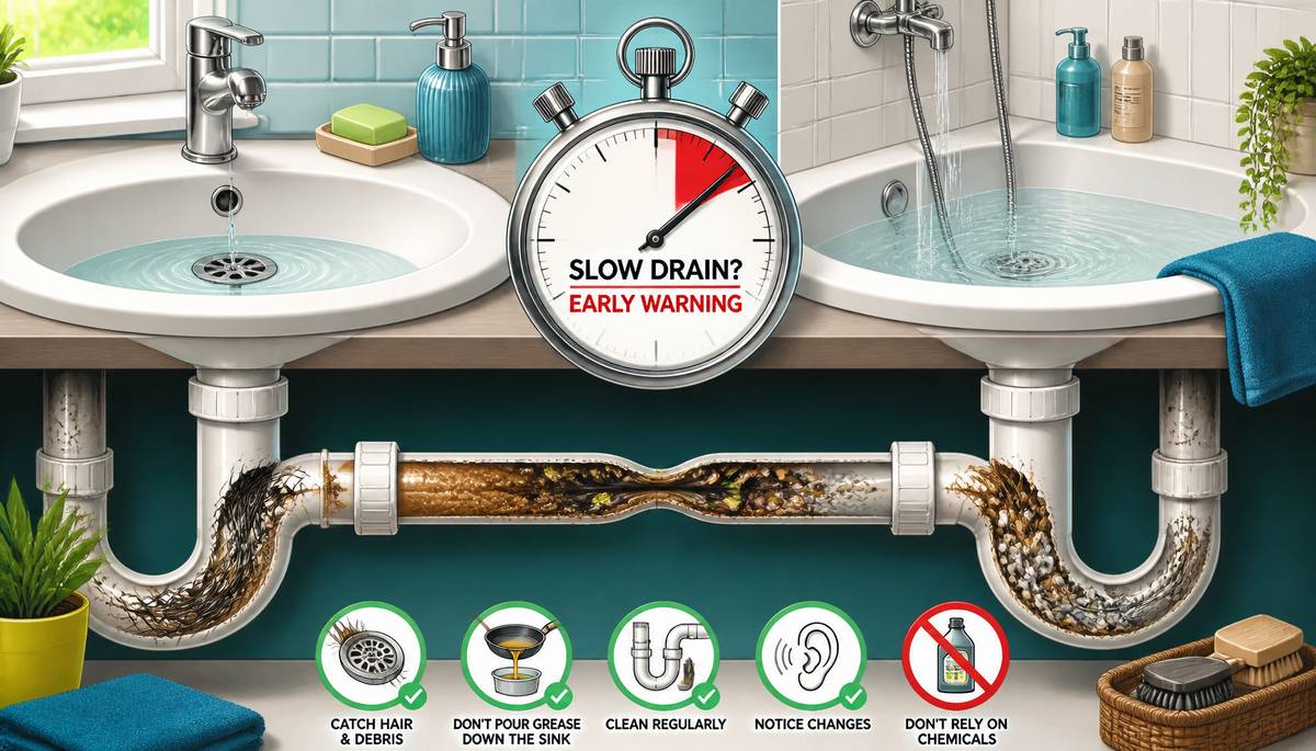 Why a Slow Drain Can Be More Useful Than a Completely Blocked One