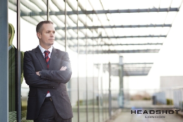 Outdoor business portrait