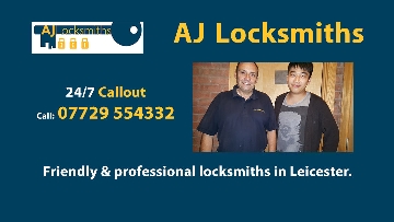 AJ Locksmiths with Customer