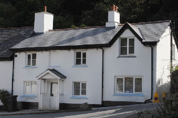 slate roof tiles on a cottage