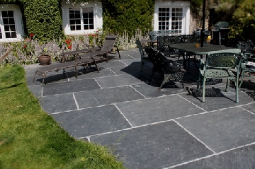 slate flagstones outdoors