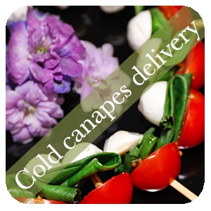 cold canapes delivery