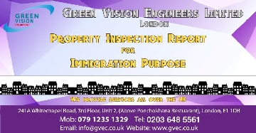 Property Inspection for UK Visa and Immigration