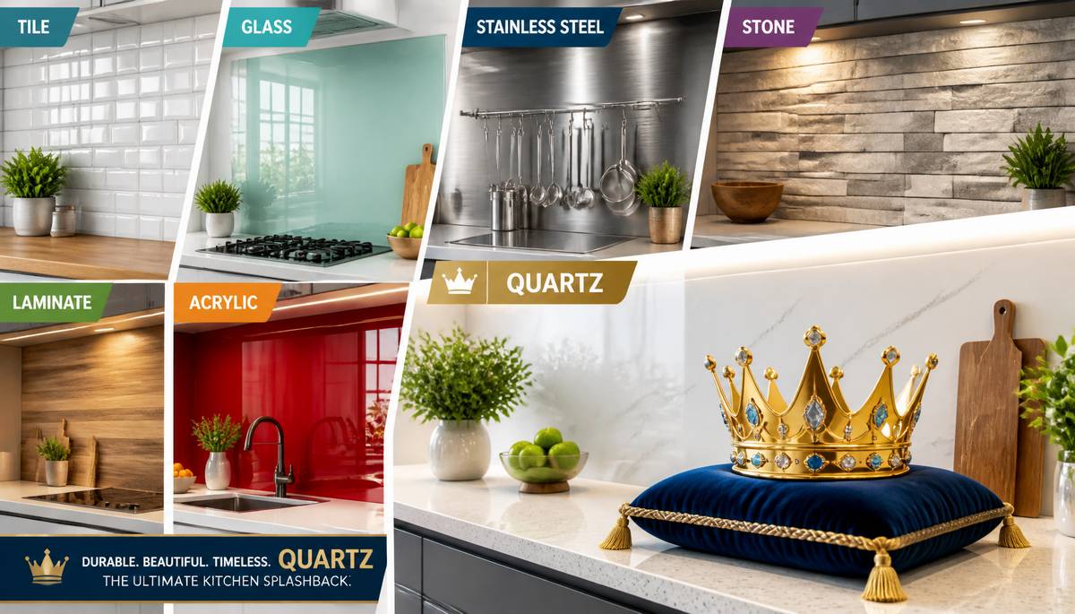 Quartz: The Crown Jewel of Kitchen Splashbacks
