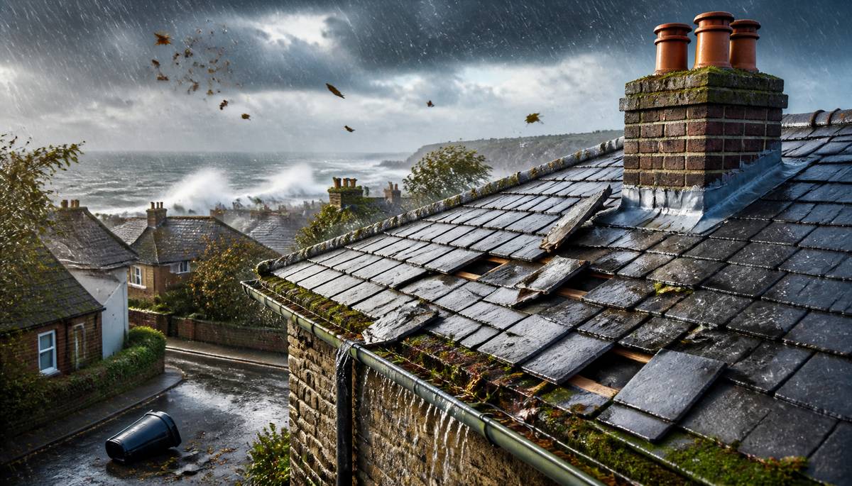 What Happens to a Roof During a British Storm?