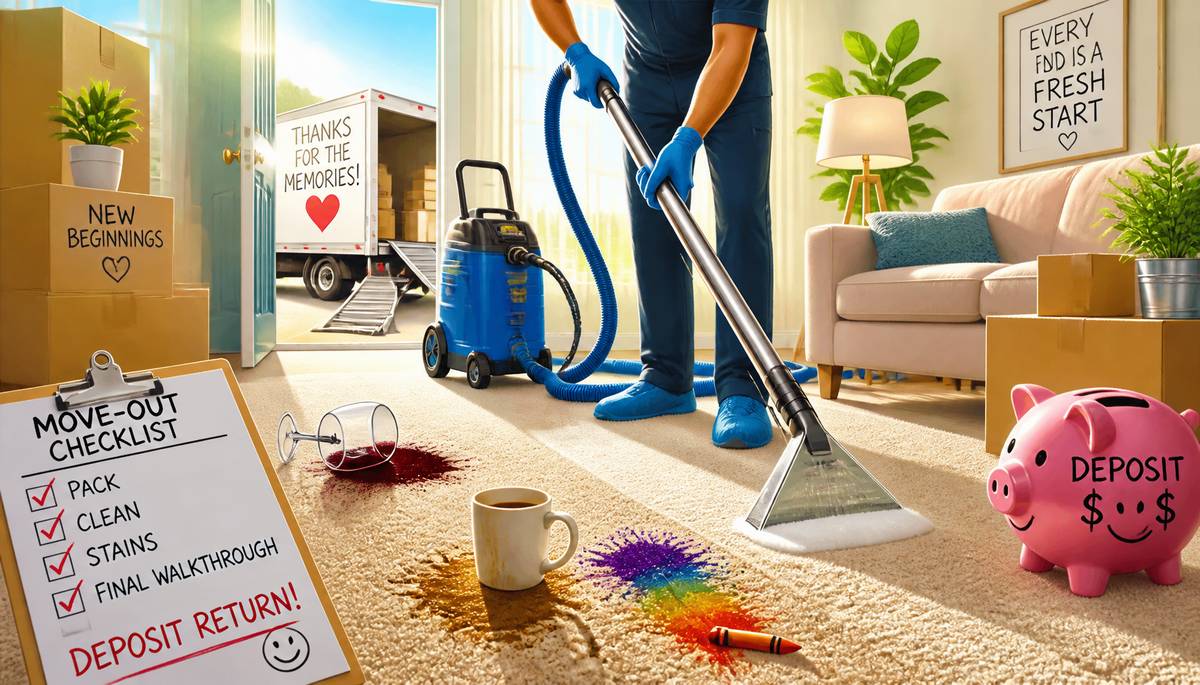 The Art of Leaving: Why Stain Removal Experts are Your Move-Out Miracle
