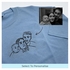 Women's Sweatshirt - Mother's Day personalised portrait outline - left chest