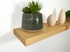 Thick modern pine floating shelf