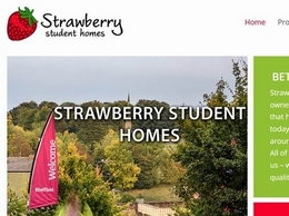 https://www.strawberrystudenthomes.co.uk/ website