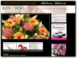 https://www.budsandbows-flowers.co.uk/ website