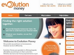 https://www.evolutionmoney.co.uk/ website