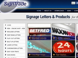 https://www.signtrade.co.uk website