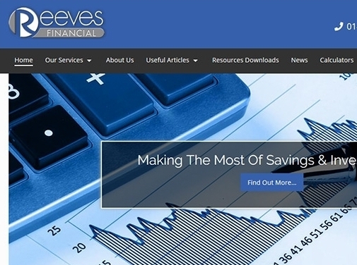 https://www.reevesfinancial.co.uk/ website