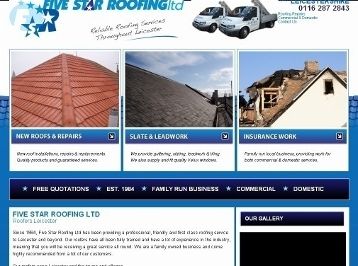 https://www.five-star-roofing.co.uk/ website