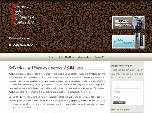 https://acecoffee.co.uk/ website