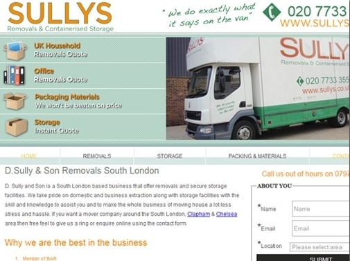 https://www.sullys.co.uk/ website