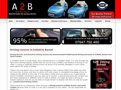 http://a2bdrivingschooluk.co.uk/ website