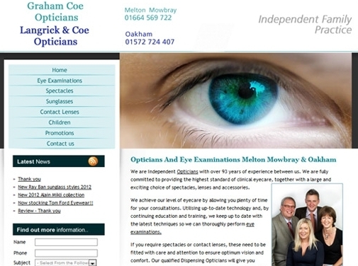 https://www.coeandcoeoptometry.com/ website