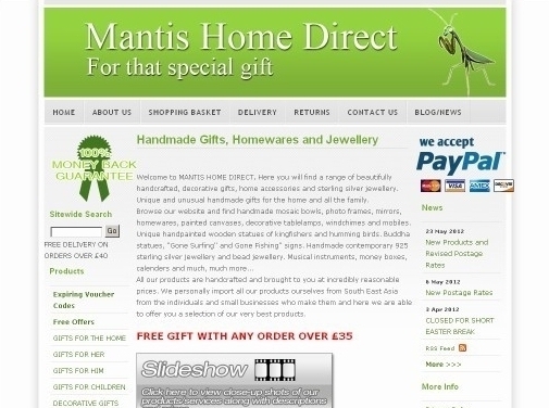 http://www.mantishomedirect.co.uk/ website