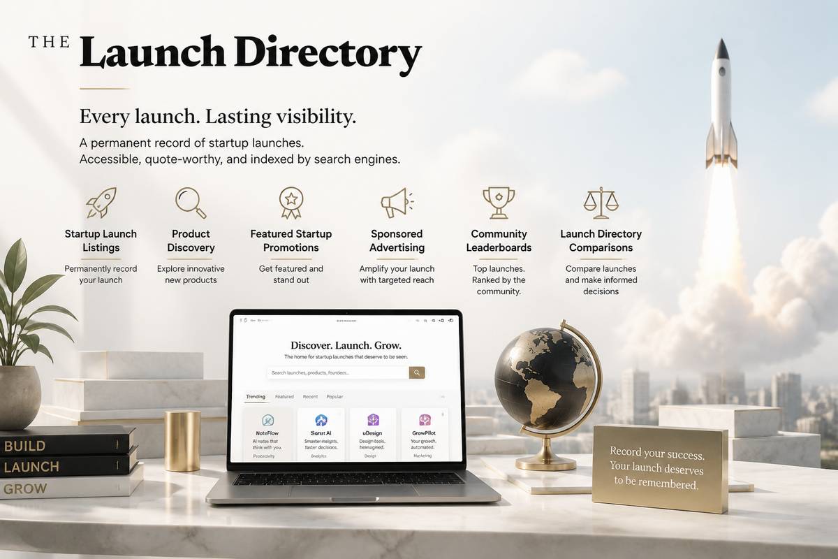 https://thelaunchdirectory.com/ website